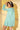Exclusive Cyan Color Crepe Fabric Printed Co Ord Set Beach Dress