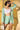 Exclusive Sea Green Color Crepe Fabric Printed Co Ord Set Beach Dress