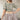 Exclusive Art Silk Fabric Beige Color Patterned Top With Skirt