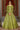 Taffeta Fabric Party Style Designer Fancy Work Gown In Green Color