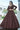 Party Look Cotton Fabric Brown Color Sensational Gown With Koti