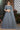 Net Fabric Sangeet Wear Grey Color Thread Embroidered Lehenga