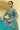 Chinon Fabric Embellished Readymade Cyan Color Lehenga