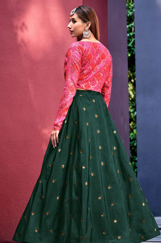 Turquoise Pure Georgette Ready To Wear Lehenga Choli With Jacket | Designer lehenga  choli, Lehenga choli, Modest evening dress