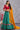 Georgette Fabric Floral Embroidered Wonderful Lehenga In Teal Color