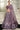 Purple Color Silk Fabric Precious Embroidered Wedding Wear Lehenga