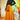 Imperial Yellow Color Cotton Fabric Navratri Special Top Skirt Set