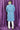 Cotton Fabric Blue Color Trendy Readymade Men Kurta Pyjama