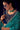 Cyan Color Stone Work Festive Wear Organza Fabric Saree