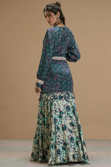 Exclusive Green Color Hand Embroidered Reception Wear Designer Readymade Lehenga Choli
