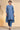 Exclusive Blue Color Viscose Linen Fabric Readymade Kurta Set