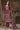 Dazzling Digital Printed Work Wine Color Salwar Suit In Muslin Fabric
