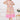 Tempting Pink Color Printed Cotton Kurti