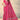 Pink Color Printed Uniform Saree In Crepe Silk Fabric