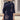Function Wear Navy Blue Color Heavy Embroidered Designer Long Straight Cut Suit In Velvet Fabric