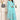 Cyan Color Sequins Work Pakistani Replica Suit In Net Fabric