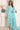 Cyan Color Sequins Work Pakistani Replica Suit In Net Fabric