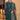 Fabulous Georgette Fabric Teal Color Pakistani Replica Suit