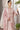 Incredible Georgette Fabric Peach Color Embroidered Pakistani Replica Suit