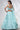 Occasion Wear Sequins Work Lehenga Choli In Light Cyan Georgette Fabric