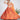 Organza Fabric Orange Color Designer 3 Piece Lehenga Choli With Printed Designs