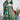 Green Organza Siroski Stone Work Leheriya Print Lehenga Choli