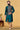 Art Silk Fabric Teal Color Wedding Wear Embroidered Readymade Men Kurta Pyjama