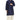 Solid Dhupion Silk Fabric Function Wear Navy Blue Color Dhoti Style Kurta Pyjama