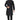 Dhupion Silk Fabric Festival Wear Kurta Pyjama In Black Color