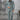 Trendy Textured Grey Color Cotton Fabric Coat Suit