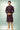 Blazing Purple Color Ethnic Look Art Silk Kurta Pyjama