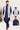 Magnificent Art Silk Navy Blue Color Kurta Pyjama Jacket Set