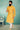 Yellow Color Reception Wear Readymade Cotton Fabric Printed Kurta Pyjama For Men