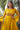 Ceremony Wear Yellow Color Georgette Ruffle Gown