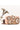 Gorgeous Peach Art Silk Clutch with Playful Embroidered For Function