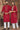 Fancy Red Color Cotton Fabric Navratri Special Readymade Kurta Pyjama For Men