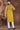 Mustard Cotton Fabric Navratri Special Trendy Readymade Kurta Pyjama For Men
