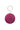 Magenta Round Clutch Embroidered Circle Purse For Wedding
