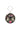 Embroidered Women'S Round Shape Black Clutch