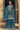 Teal Georgette Fabric Occasion Wear Embroidered Readymade Sharara Top Lehenga