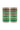 Charming Green Color Alloy Material Stone Style Bangle Set