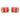 Vibrant Red Color Alloy Material Bridal Matte Textured Bangle Set
