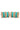 Artistic Alloy Material Cyan Color Bridal Matte Textured Bangle Set