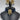 Embellished Navy Blue Color Alloy Material Designer Necklace with Earrings