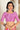 Tempting Crepe Silk Fabric Pink Color Saree With Printed Work