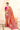 Delicate Orange Color Printed Work Handloom Saree