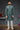 Beautiful Teal Color Wedding Wear Readymade Indo Western For Men In Silk Fabric