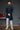 Navy Blue Color Wedding Wear Jacquard Fabric Designer Readymade Indo Western For Men