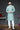 Cotton Silk Sky Blue Magnificent Readymade Men Kurta Pyjama For Sangeet Wear