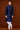 Navy Blue Color Trendy Kurta Pyjama For Men In Jacquard Fabric